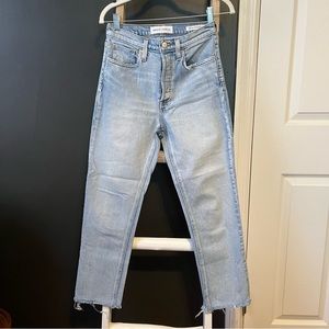 Denim Forum Arlo High Rise Straight Jeans